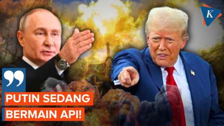 Rusia Terus Gempur Ukraina, Trump: Putin Bermain Api!