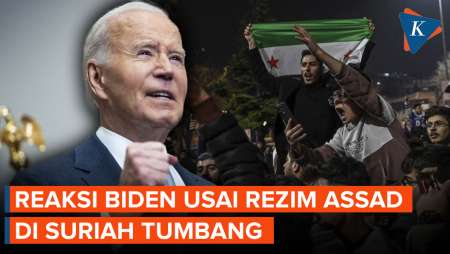 Reaksi Biden Setelah Rezim Assad di Suriah Tumbang