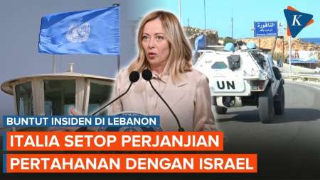 Pasukannya Diserang Di Lebanon, Italia Setop Perjanjian Pertahanan Dengan Israel