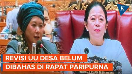 Anggota DPR Interupsi Rapat Paripurna, Minta Pimpinan Komitmen Bahas Revisi UU Desa