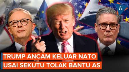 Trump Ancam Keluar Dari NATO Usai Sekutu Tolak Bantu AS Di Selat Hormuz