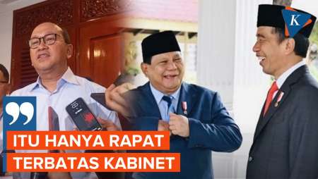 Prabowo Temui Jokowi di Hari Pertama Kampanye, Rupanya Rapat Kabinet