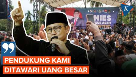 Cak Imin Sebut Pendukungnya Diiming-imingi Uang agar Hentikan Dukungan