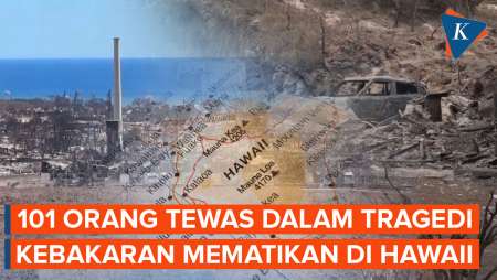 Jumlah Korban Tewas Kebakaran Hawaii Lewati 100 Orang, Kamar Mayat…