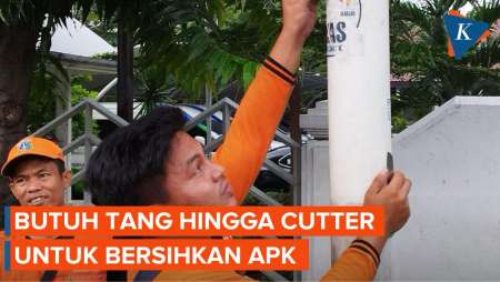 “Alat Tempur” Pembersih APK, Ada Tang hingga Cutter