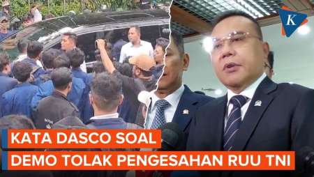 Demo di DPR Saat RUU TNI Disahkan, Dasco: Namanya Juga Dinamika Politik
