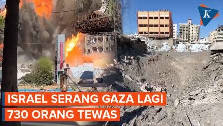 Serangan Terbaru Israel di Gaza Menewaskan 730 Orang