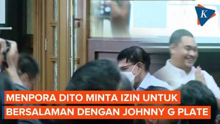 Momen Mantan Menkominfo Johnny Plate Jalani Sidang Perdana Dugaan ...