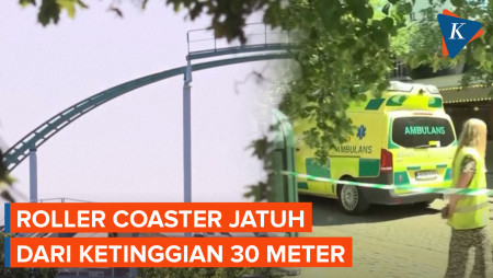 Insiden Roller Coaster Jatuh di Swedia Tewaskan Satu Orang