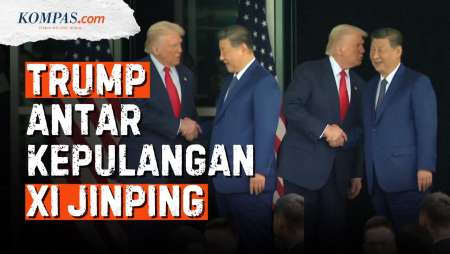 Bisikan Trump "Antar" Kepulangan Xi Jinping