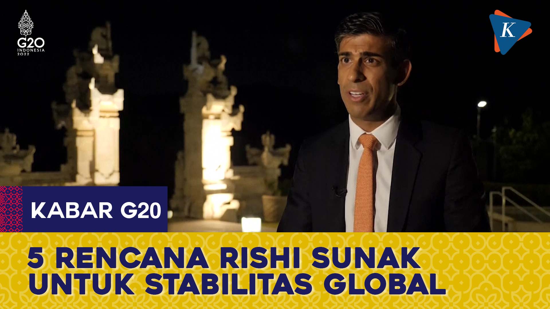 Tiba di Bali, PM Inggris Rishi Sunak Bawa 5 Rencana untuk Stabilitas Global di KTT G20