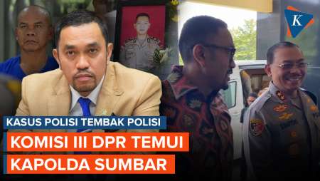 Sahroni Pimpin Komisi III DPR Temui Kapolda Sumbar Bahas Kasus Polisi Tembak Polisi