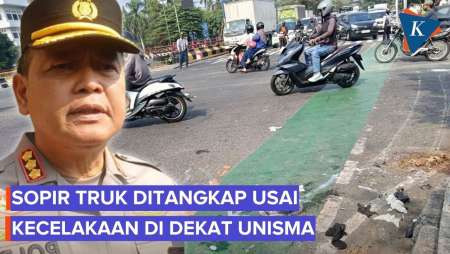 Polisi Tangkap Sopir Truk Usai Kecelakaan Maut Di Depan Unisma Bekasi
