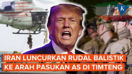 Iran "Hujani" Pasukan AS Dengan Rudal Balistik, Jeda Perang Berakhir!