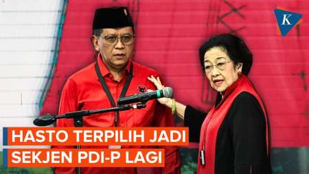 Kejutan PDI-P! Megawati Tunjuk Lagi Hasto Jadi Sekjen