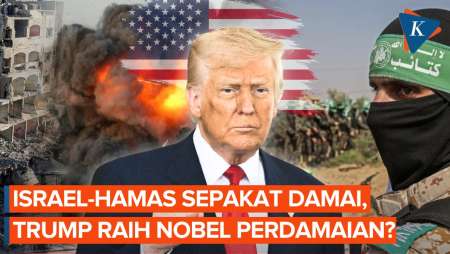 Gencatan Senjata Tercapai di Gaza, Trump Bakal Raih Nobel Perdamaian?