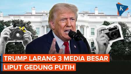 Trump Larang 3 Media Besar Liput Gedung Putih, Kenapa?