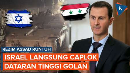 Rezim Assad Runtuh, Israel Berupaya Caplok Dataran Tinggi Golan di Suriah