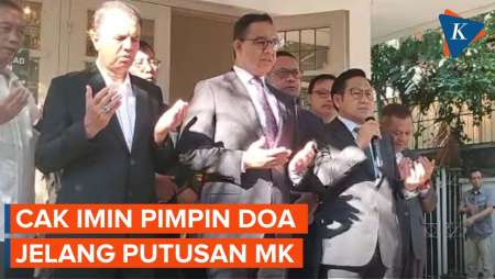 Cak Imin Pimpin Doa Kubu 01 Jelang Sidang  Putusan Sengketa Pilpres di MK