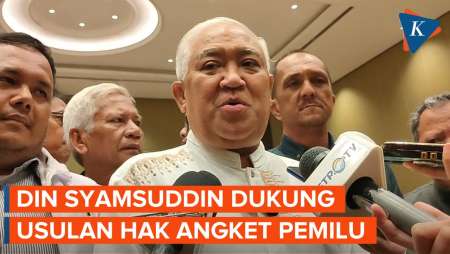 Din Syamsuddin Dukung Hak Angket Kecurangan Pemilu, Singgung Pemakzulan Jokowi