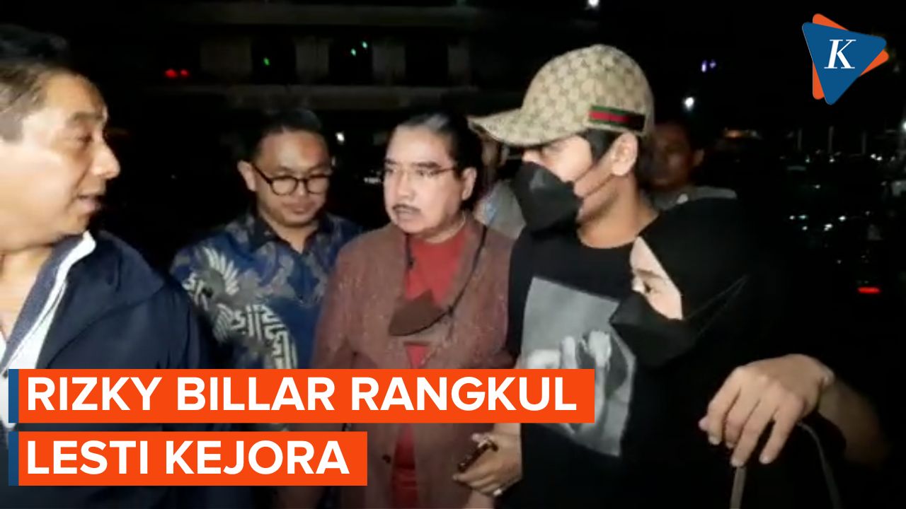 Dirangkul Rizky Billar, Lesti Kejora Datangi Polres Metro Jakarta Selatan