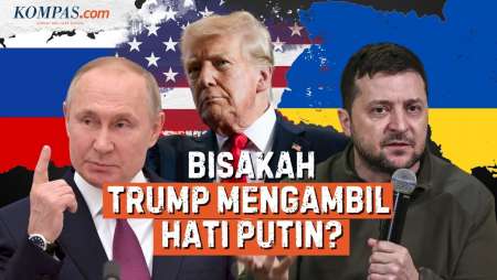 Meja Negosiasi Putin Vs Trump dalam Perang Rusia-Ukraina