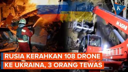 Rusia Gempur Ukraina Di 17 Lokasi, Api Berkobar Di Kharkiv