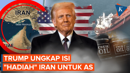 Iran Diklaim Beri Kado Ke AS, Trump Ungkap Isi Hadiahnya