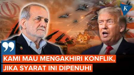 Presiden Iran Siap Akhiri Perang Dengan Israel-AS, Ini Syaratnya!