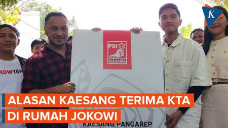 Kaesang Terima KTA PSI di Rumah Jokowi, Ini Alasannya