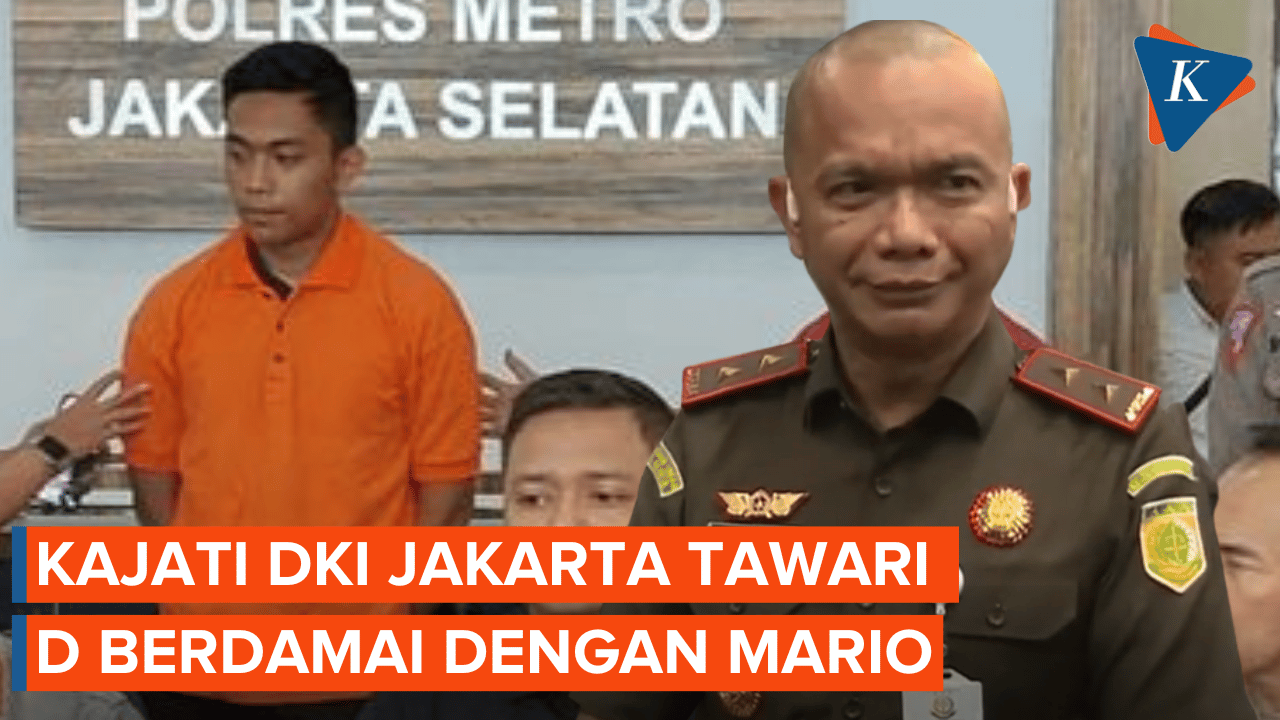 Kajati DKI Jakarta Tawari D Berdamai dengan Mario Dandy