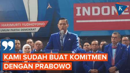 AHY Ungkap Komitmen Prabowo soal Jatah Kursi Menteri