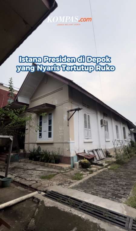 Istana Presiden di Depok yang Nyaris Tertutup Ruko