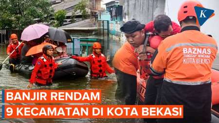 Banjir Rendam 9 Kecamatan Di Kota Bekasi, Ada Yang Capai 1,5 Meter