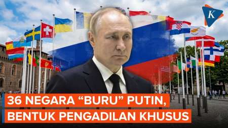 Putin "Diburu" 36 Negara, Sepakat Bentuk Pengadilan Khusus