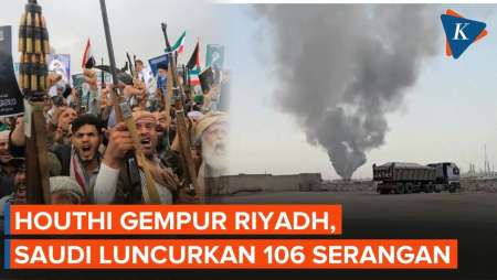 Houthi Bombardir Riyadh, Saudi Luncurkan 106 Serangan