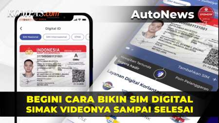 Cara Bikin SIM Digital, Simak Videonya Sampai Selesai