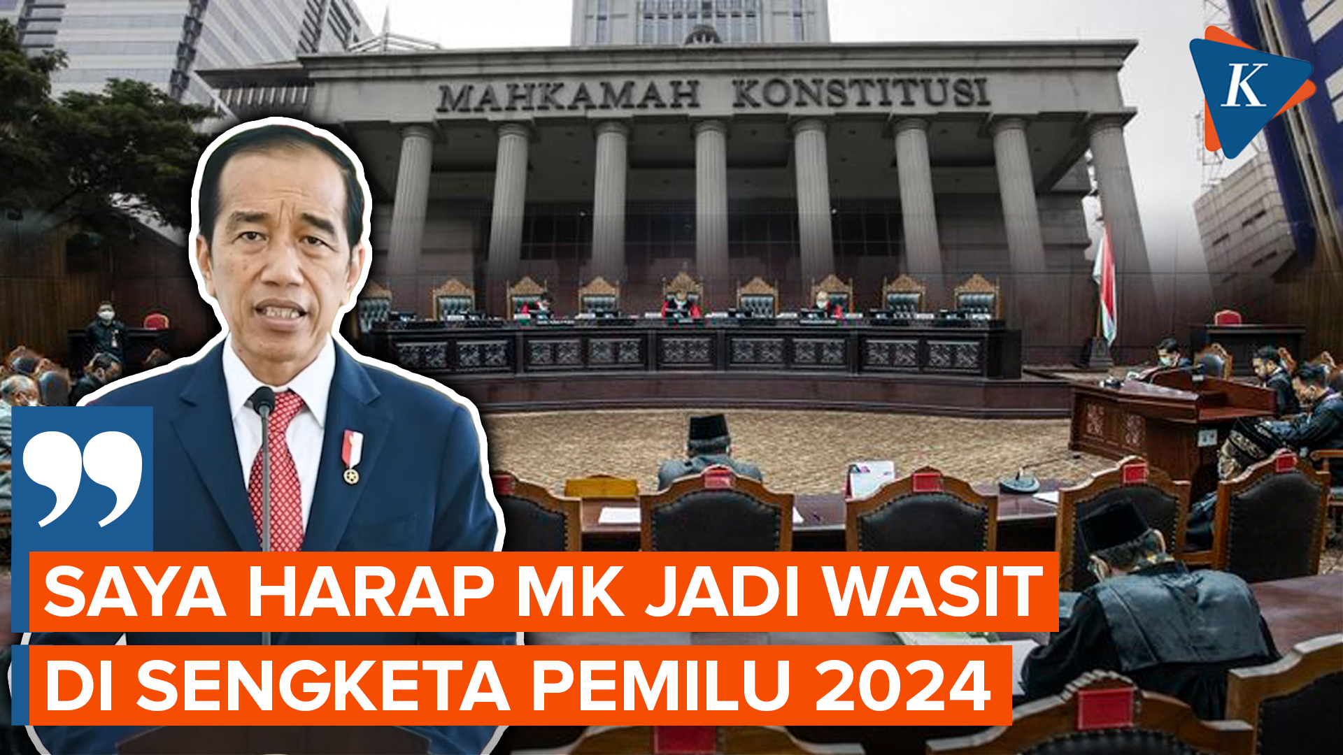 Jokowi Minta MK Persiapkan Diri Tangani Sengketa Pemilu 2024