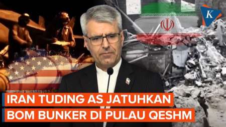 Iran: AS Jatuhkan Hampir 1 Ton Bom Penghancur Bunker, Bunuh Keluarga Di Pulau Qeshm