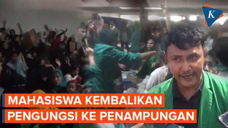 Mahasiswa di Aceh Kembalikan Pengungsi Rohingya yang Diusirnya ke Penampungan