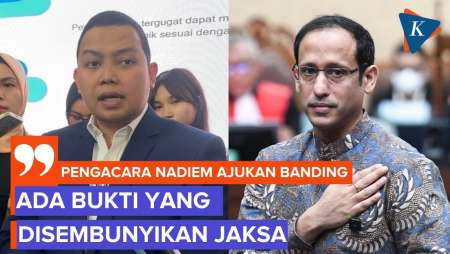 Nadiem Makarim Resmi Banding, Yakin Ada Bukti Yang Disembunyikan Jaksa