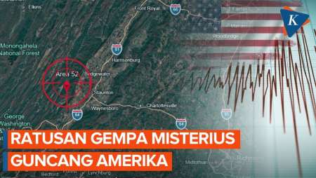 Ratusan Gempa Misterius Guncang Area 52 Nevada, Amerika Uji Coba Nuklir?