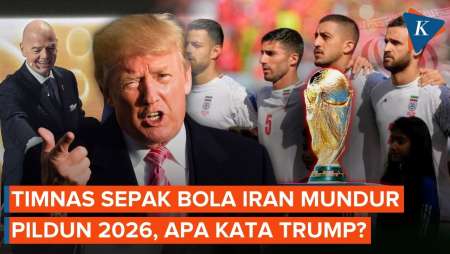 Reaksi Trump Usai Timnas Iran Mundur Dari Piala Dunia Di AS