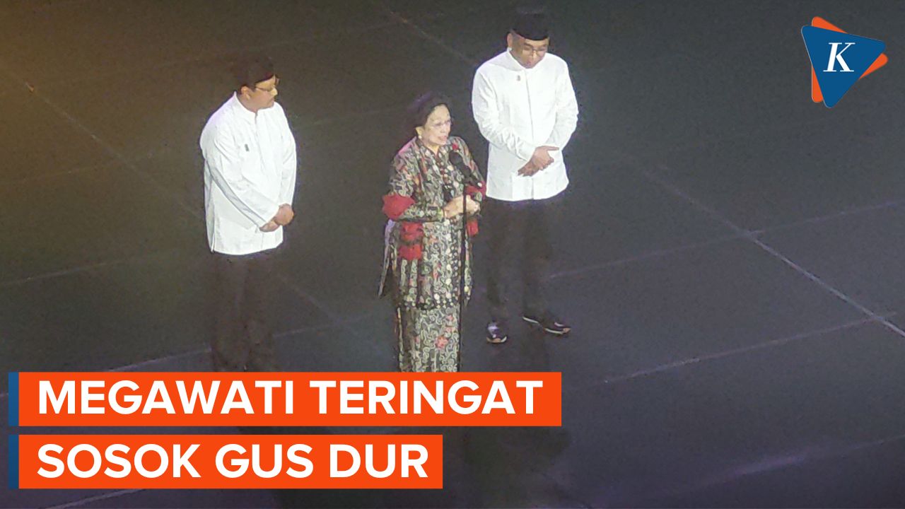 Cerita Megawati soal Kedekatannya dengan Gus Dur di Acara 1 Abad NU