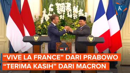 Prabowo: Vive la France!, Macron: Terima Kasih!