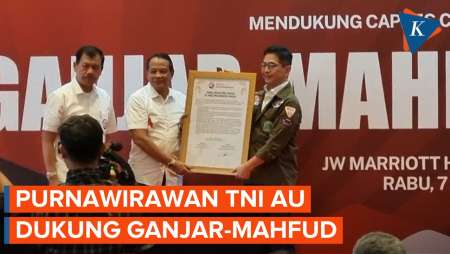 Purnawirawan Pati TNI AU Deklarasi Dukungan untuk Ganjar-Mahfud