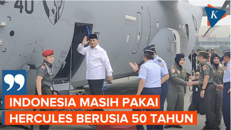 Prabowo Prihatin, Banyak Pesawat Hercules Tua Masih Beroperasi