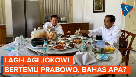 Jokowi Kembali Bertemu Prabowo, Istana Buka Suara