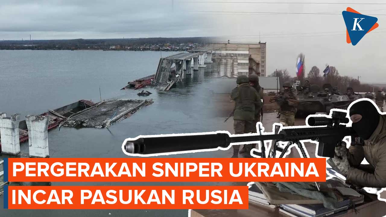 Gerak-gerik Sniper Ukraina Incar Pasukan Rusia