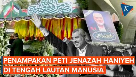 Penampakan Kendaraan yang Bawa Peti Jenazah Ismail Haniyeh